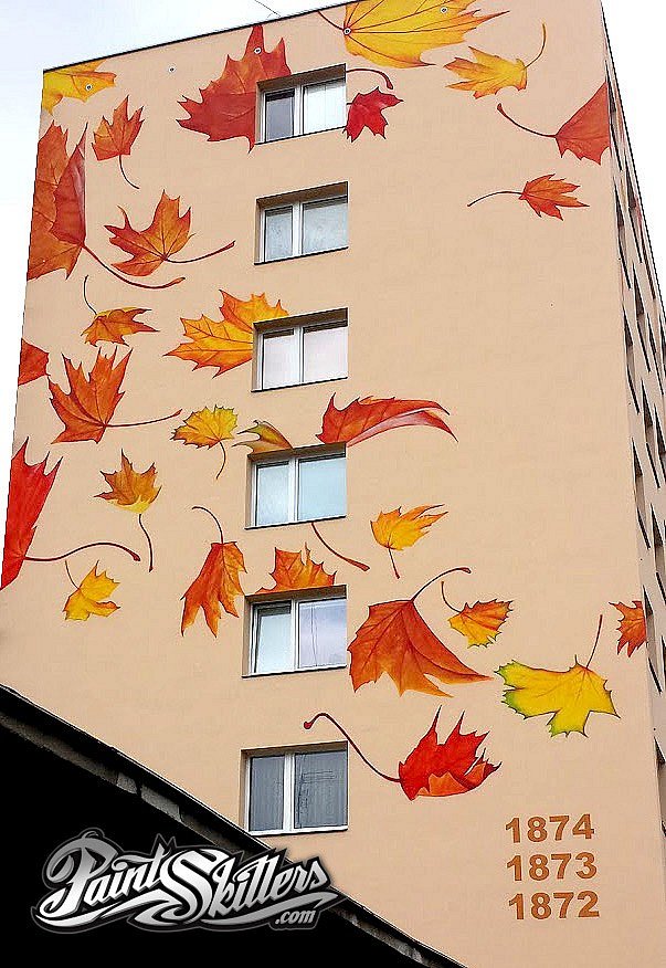 Malba podzimního listí