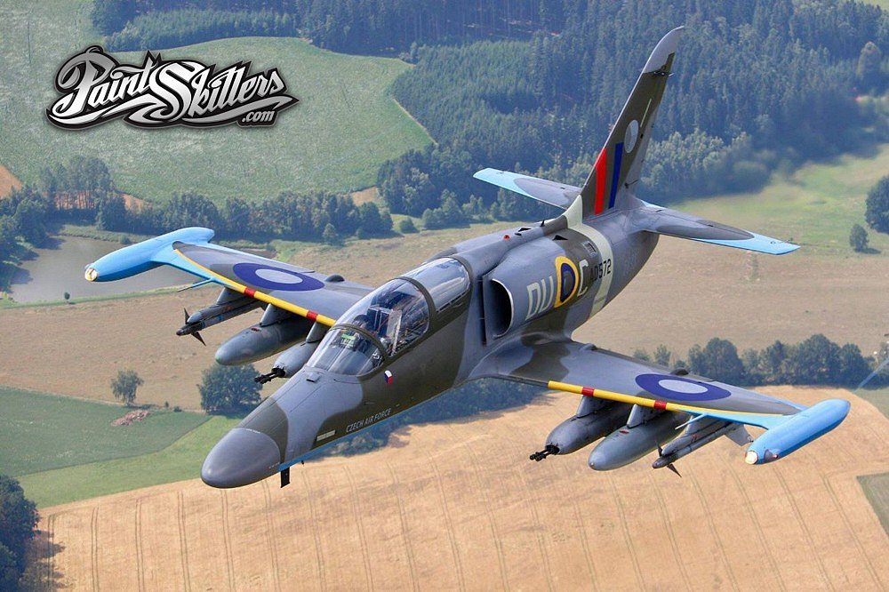 Spitfire kamufláž na L-159