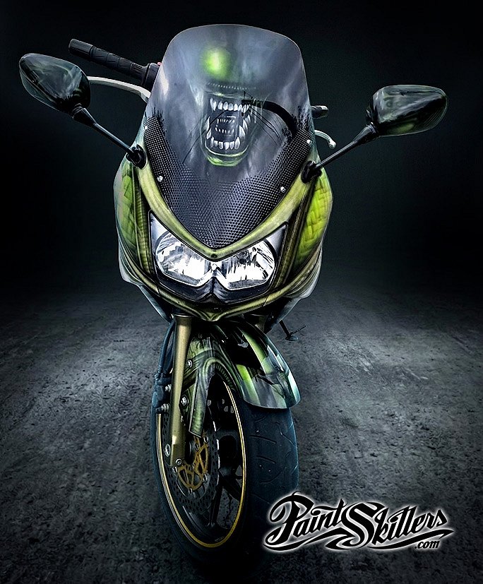 Alien moto Kawasaki ER-6f