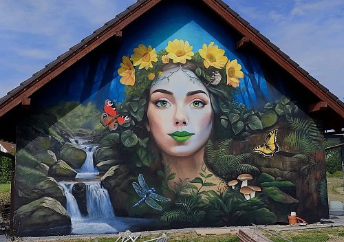 Nástěnná malba Valmez