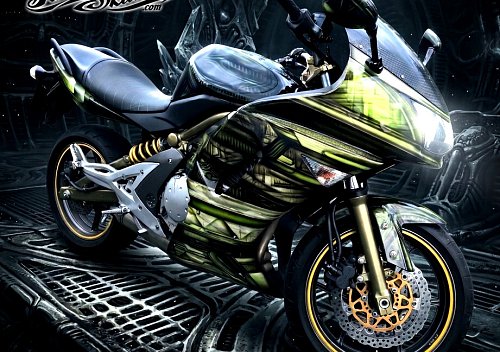 Alien moto Kawasaki ER-6f